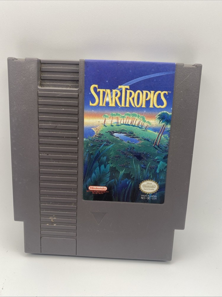 NES Star Tropics Nintendo Entertainment System 1990 Cleaned & Tested