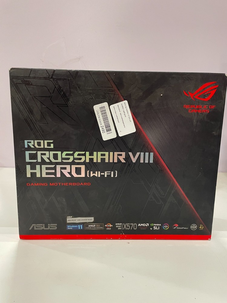 ASUS ROG CROSSHAIR VIII HERO X570 AMD AM4 ATX Motherboard