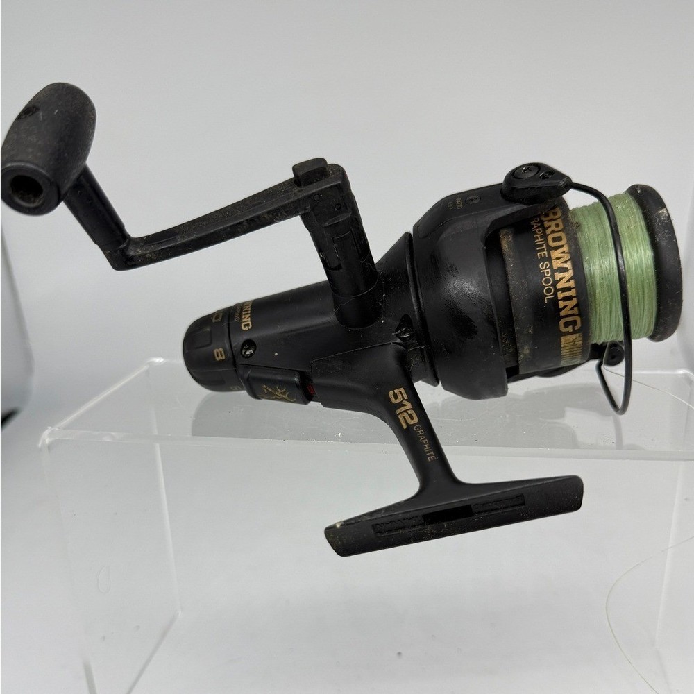 Browning 512 Graphite Fishing Spinning Reel Gear Ratio 4.9:1 Ball Bearing