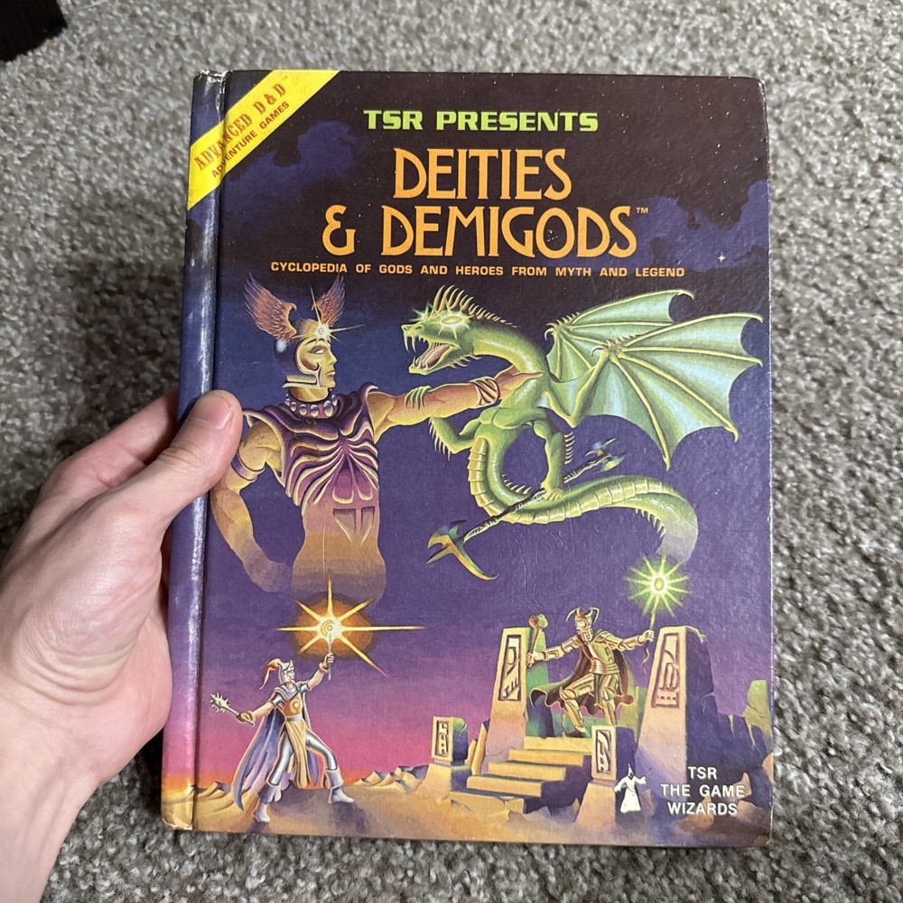 TSR Deities & Demigods Cyclopedia Advanced Dungeons & Dragons 1980 128 pgs
