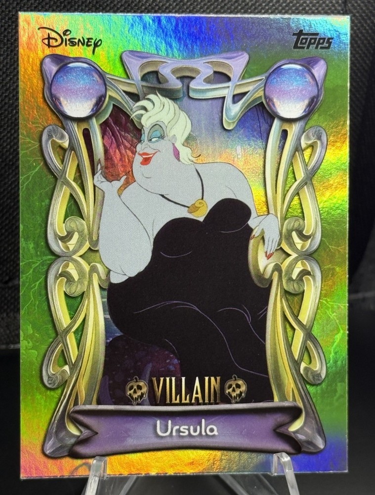 VILLIAN INSERT Disney Wonder 2025 Ursula The Little Mermaid Green Foil #176