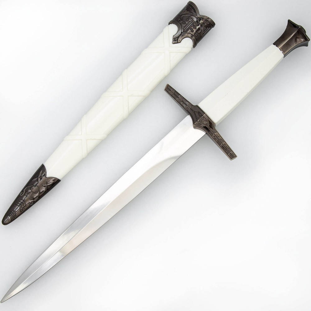Medieval Knightly Dagger with Stainless Steel Blade and Scabbard
