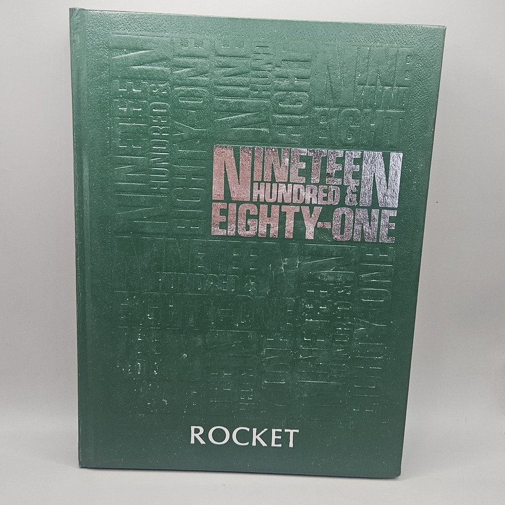 1981 Reeths Puffer High School Year Book Muskegon Michigan