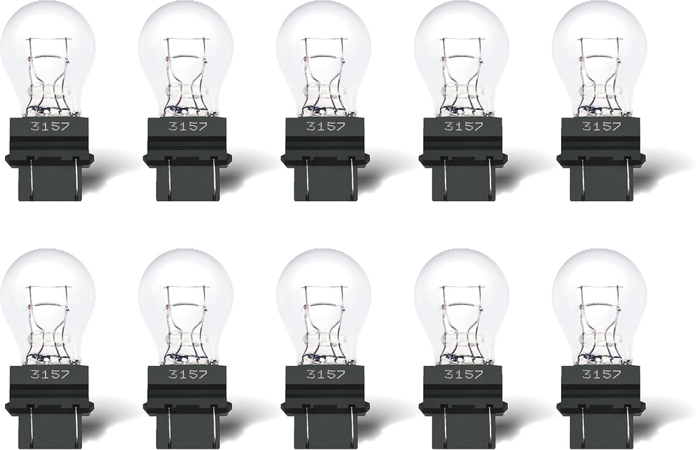 3157 Light Bulb 10 Pack,3157 Automotive Brake Light Turn 3157 Miniature Bulb Min