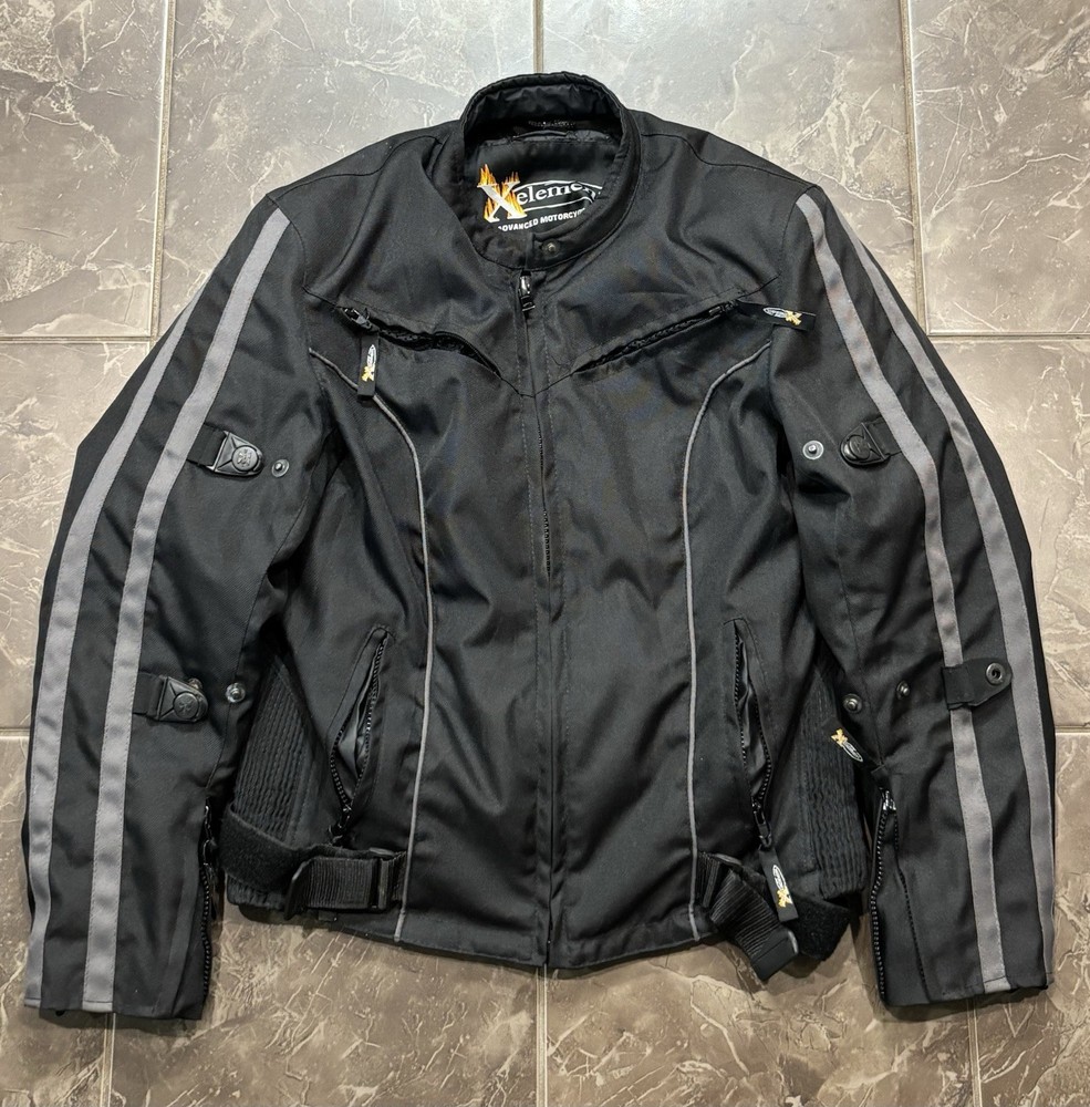 Xelement Motorcycle Jacket Men’s Size M Black