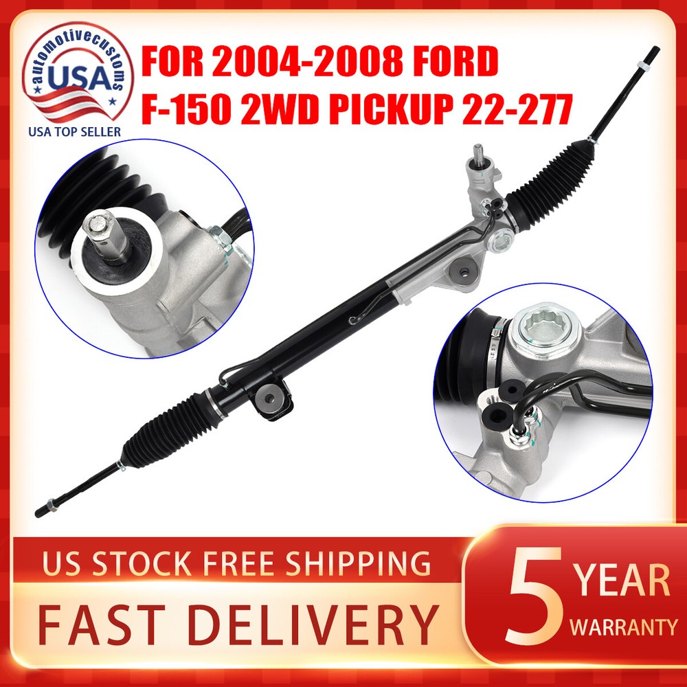 For 2004 -2008 Ford F-150 2WD Pickup 22-277 Power Steering Rack & Pinion Gear .