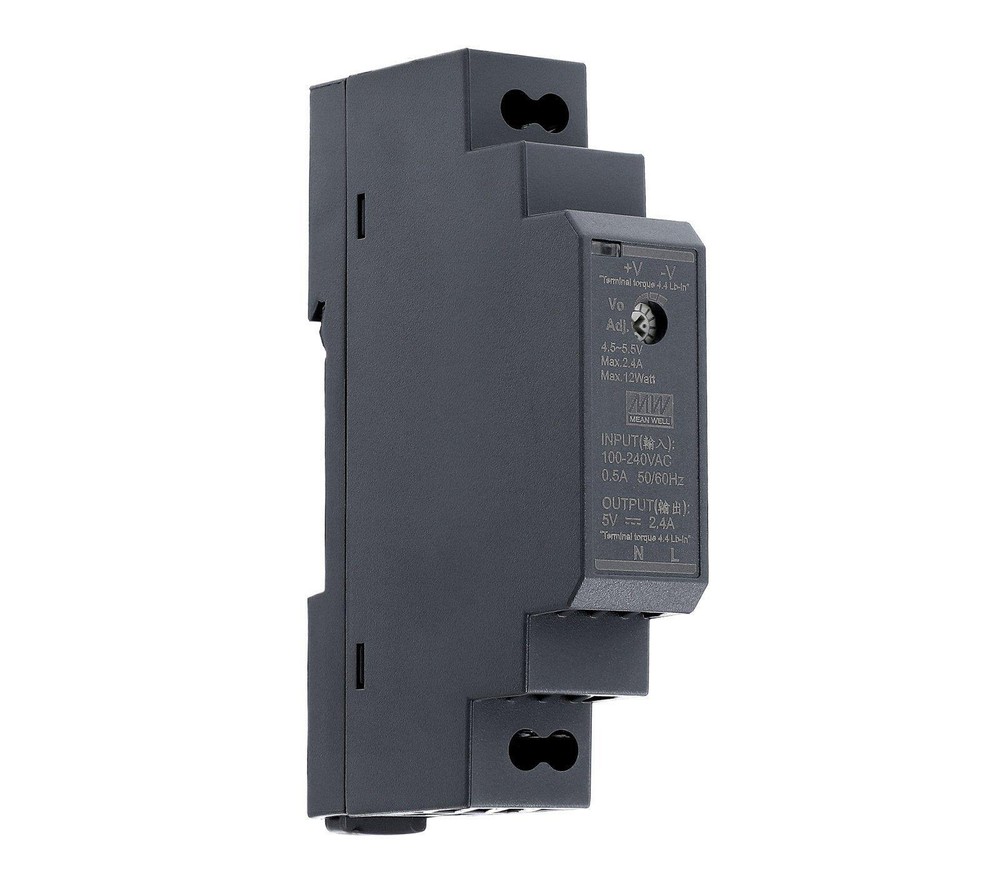 Mean Well HDR-15-5 12W 5V 2,4A DIN RAIL power supply DIN-RAIL