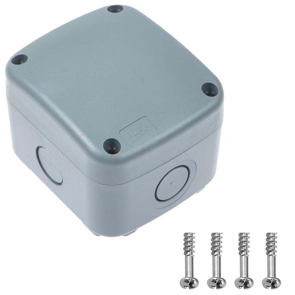 Waterproof Junction Box Enclosures Plastic for Camera Connections 86 x 74 x 62mm