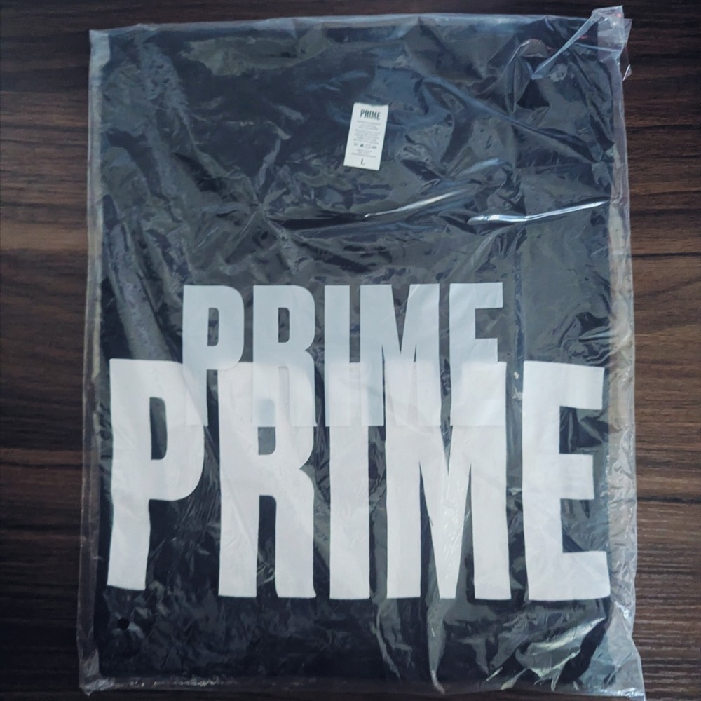 Prime Hydration Energy Black T-Shirt Men’s Size Large