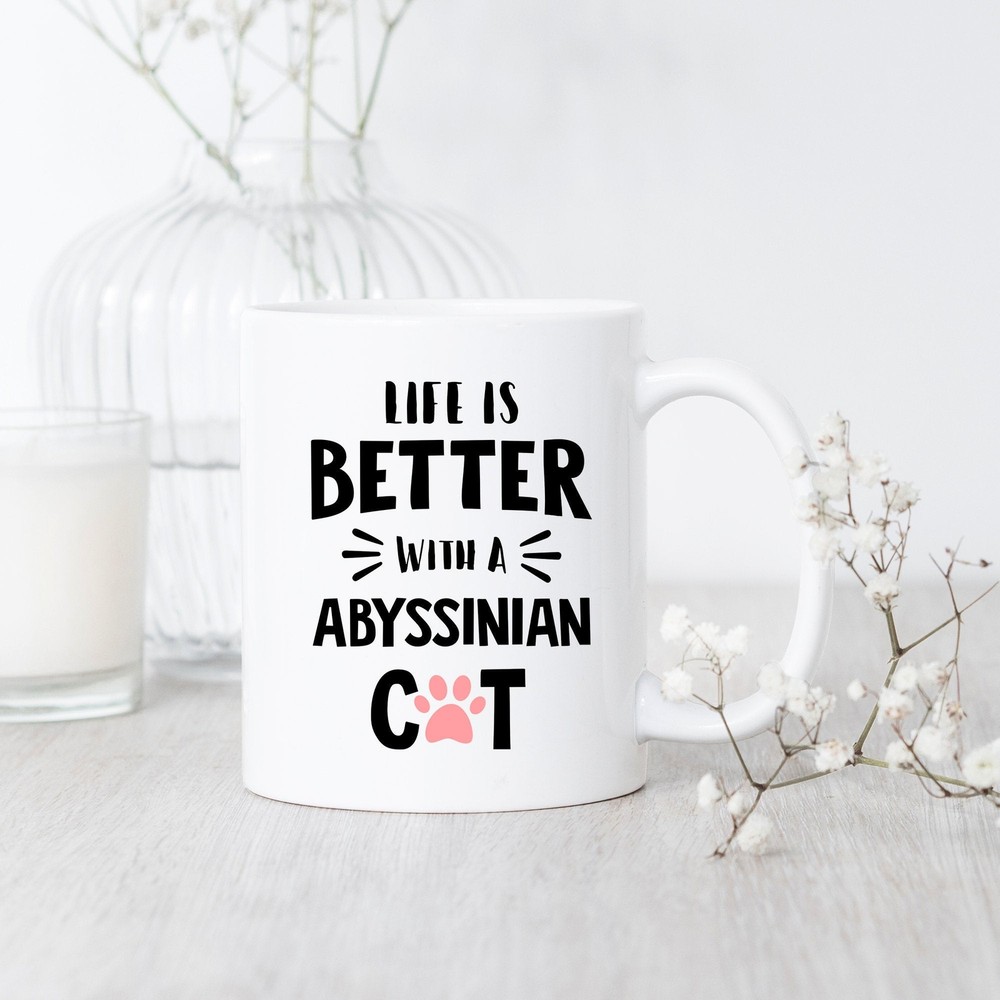 Abyssinian Cat Mug Abyssinian Cat Mug Abyssinian Cat Gift Abyssinian Lover Mug