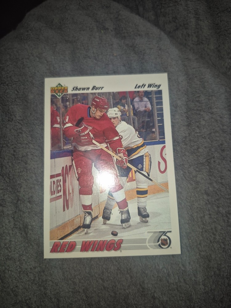 91-92 upper deck hockey Shawn Burr no 315