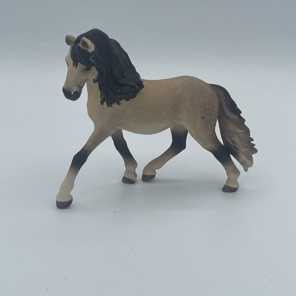 Schleich Andalusian Mare Horse Club 2014 Brown Tan Black Toy Figure Pony