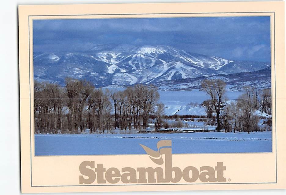 Postcard Steamboat Springs Colorado USA