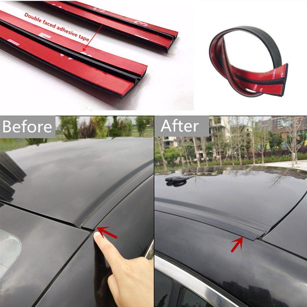 30ft 9M Waterproof Rubber Seal Strip Weatherstrip for Car Windshield Window Roof