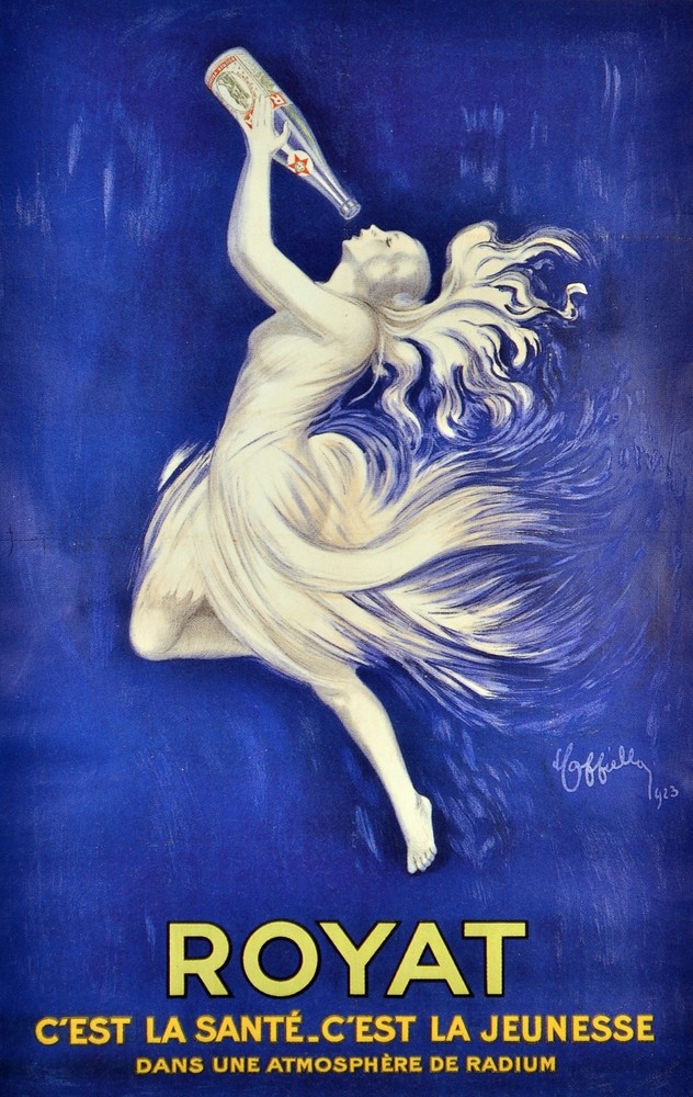 Royat mineral water Ad Decorative Poster.Interior Home Graphic Art Design.3905