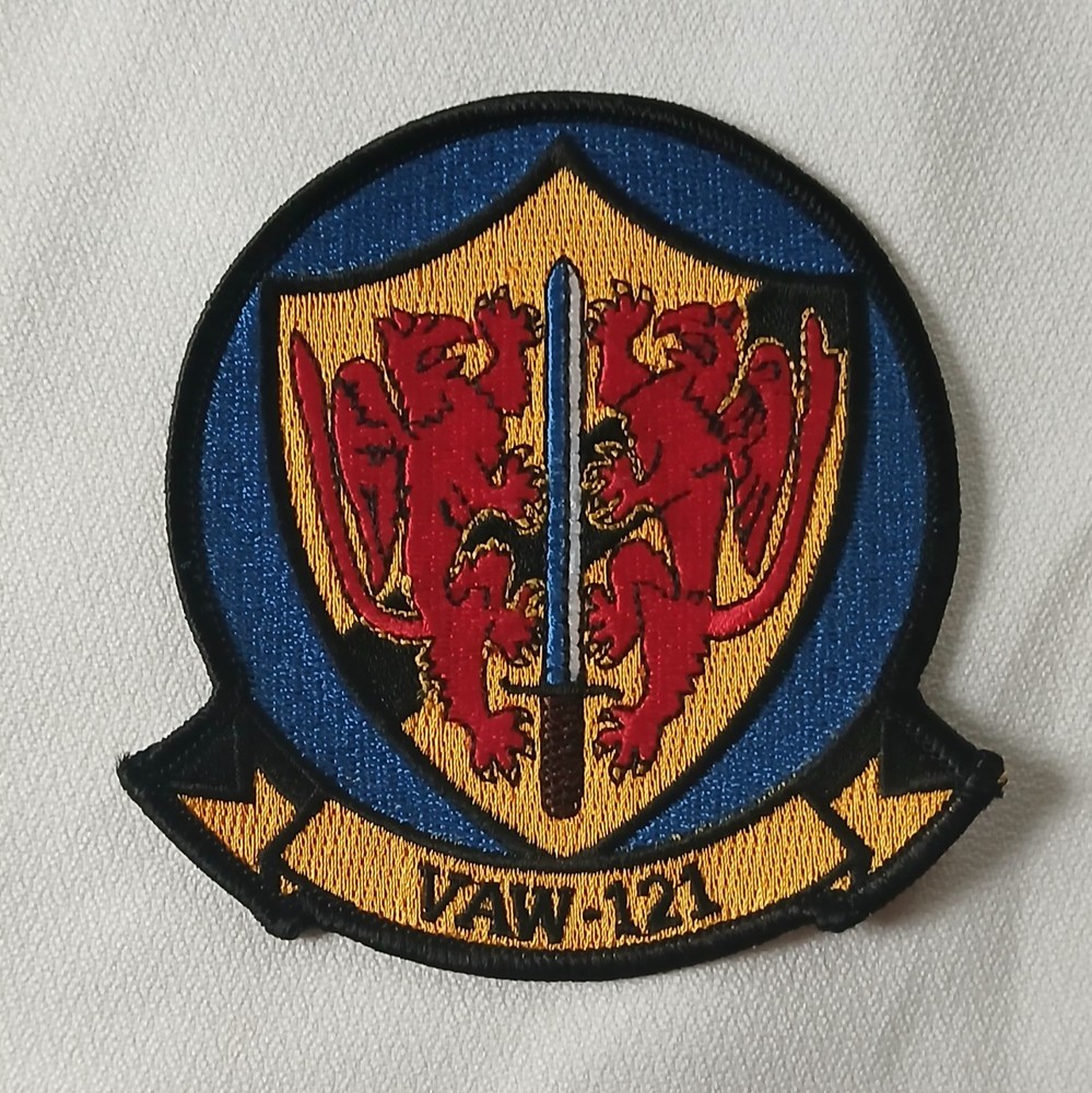 US Navy VAW-121 E2C Hawkeye Blue Tails Squadron Patch