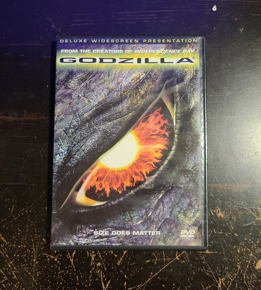 Godzilla 1998 DVD Matthew Broderick Action Movie