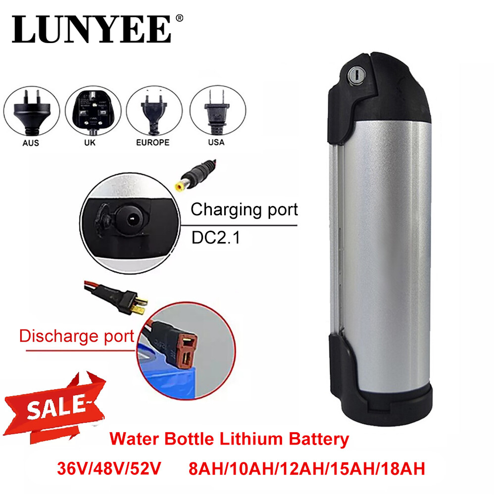 36V 12ah Water Bottle Battery Electric Bike Lithium Ion Battery With Charger