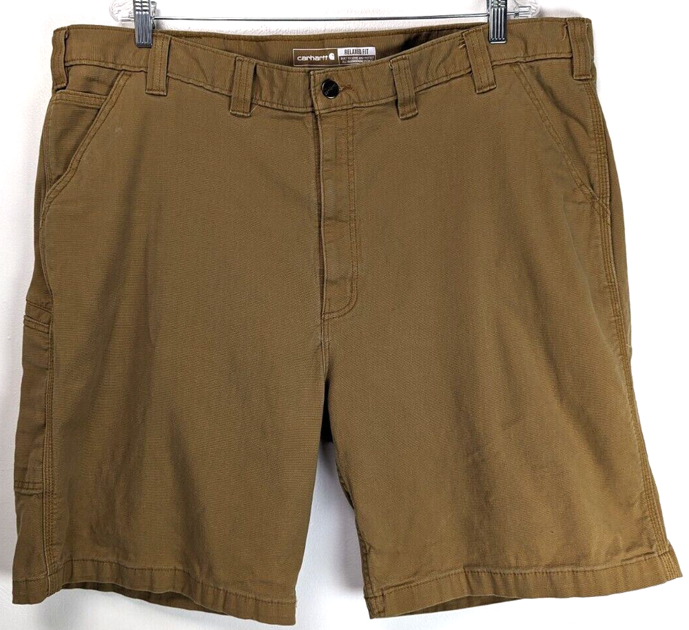 Carhartt Rugged Flex Rigby Relaxed Fit Cargo Shorts Size 46x10 Duck Workwear