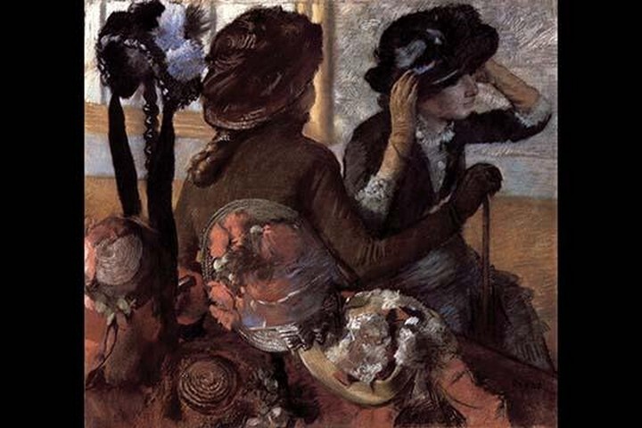 The Milliner by Edgar Degas - Art Print