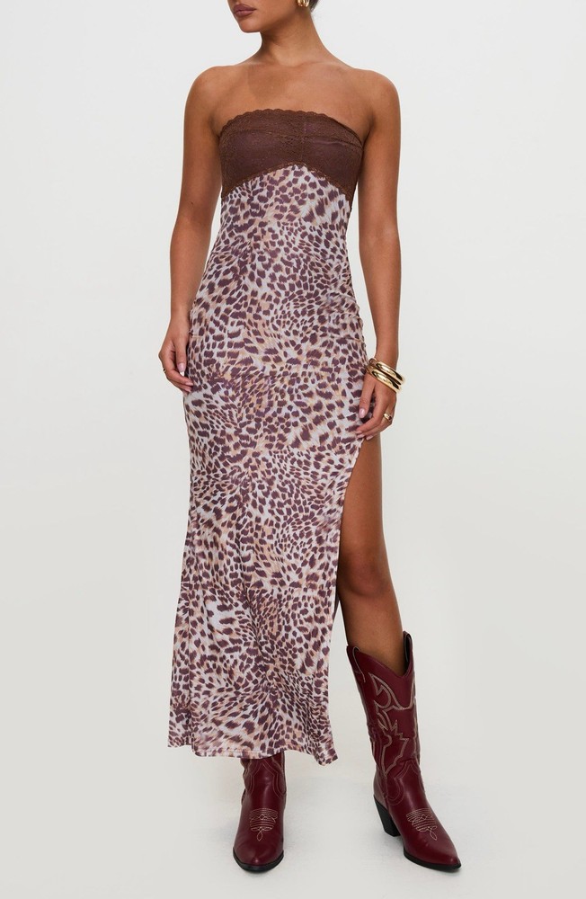 Princess Polly Raidein Strapples Maxi Dress Size 4 New with Tags NWT