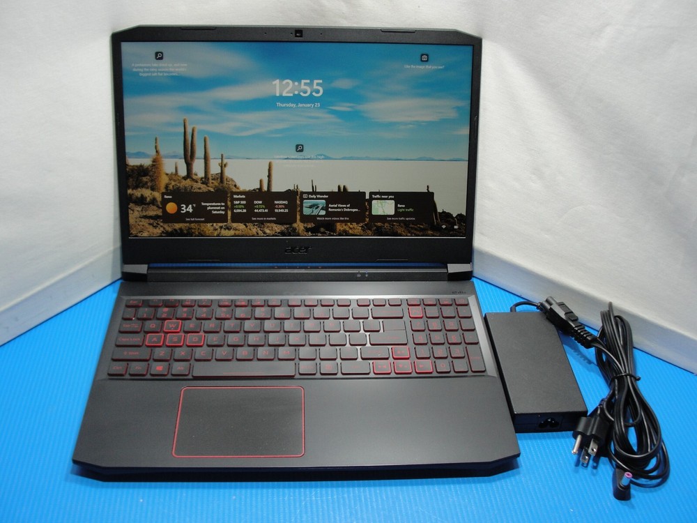 Acer Nitro 5 AN515 15.6 FHD Ryzen 5 4600H 3GHz 24GB RAM 256GB SSD Gaming Laptop-image