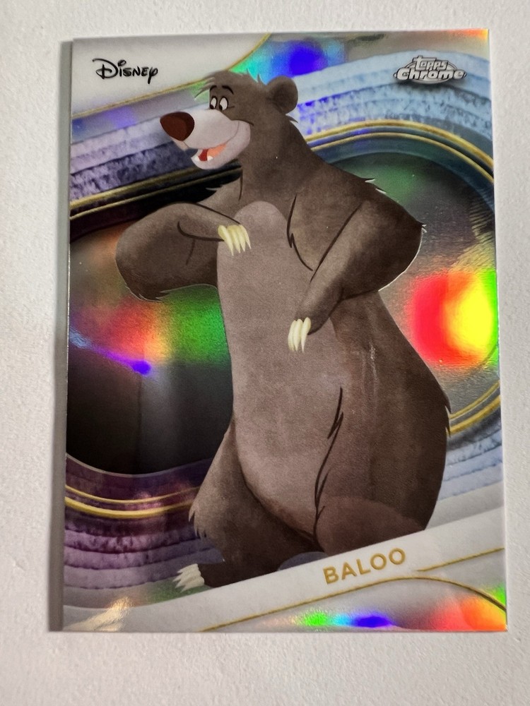 2025 Topps Chrome Disney Baloo Refractor #106