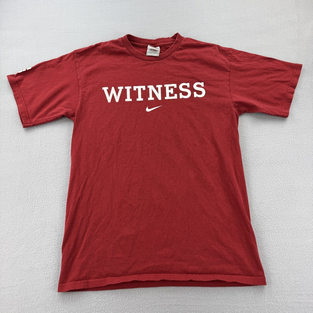 Cleveland Cavaliers Shirt Mens Medium NBA Basketball Witness LeBron James Nike T