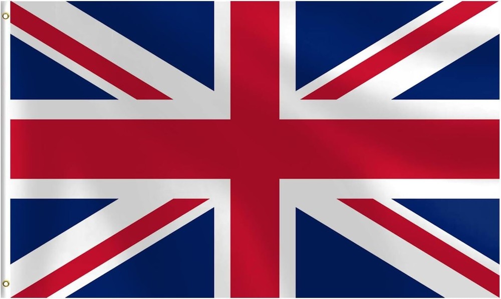 British Flag 3x5FT UK Flag Outdoor Decor British Union Jack United Kingdom
