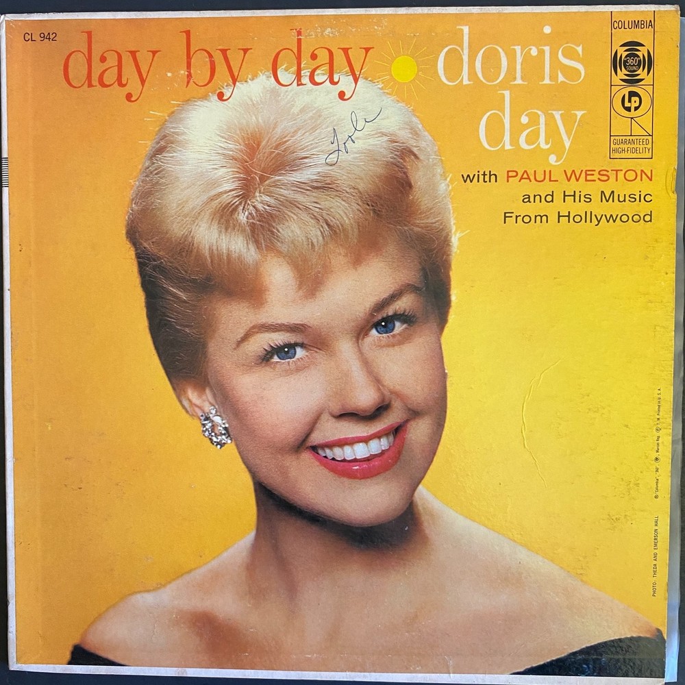 Doris Day – Day By Day LP Record 1957 Columbia Jazz Pop Vocal 33 RPM
