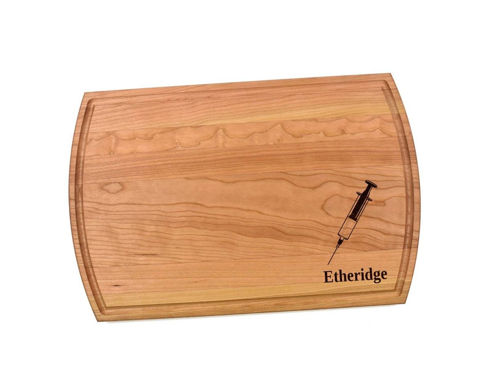 Medical Shot Nurse Doctor Cutting Board |  Hospital Doctor Charcuterie Board |