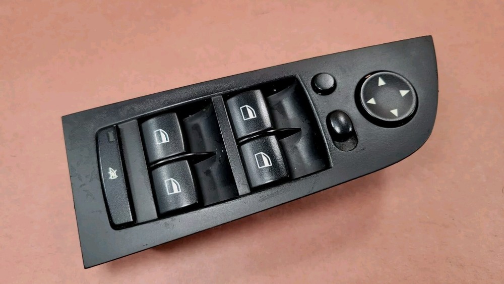 2007-2012 BMW 328i Sedan Front Driver Left Master Power Window Switch OEM BLACK