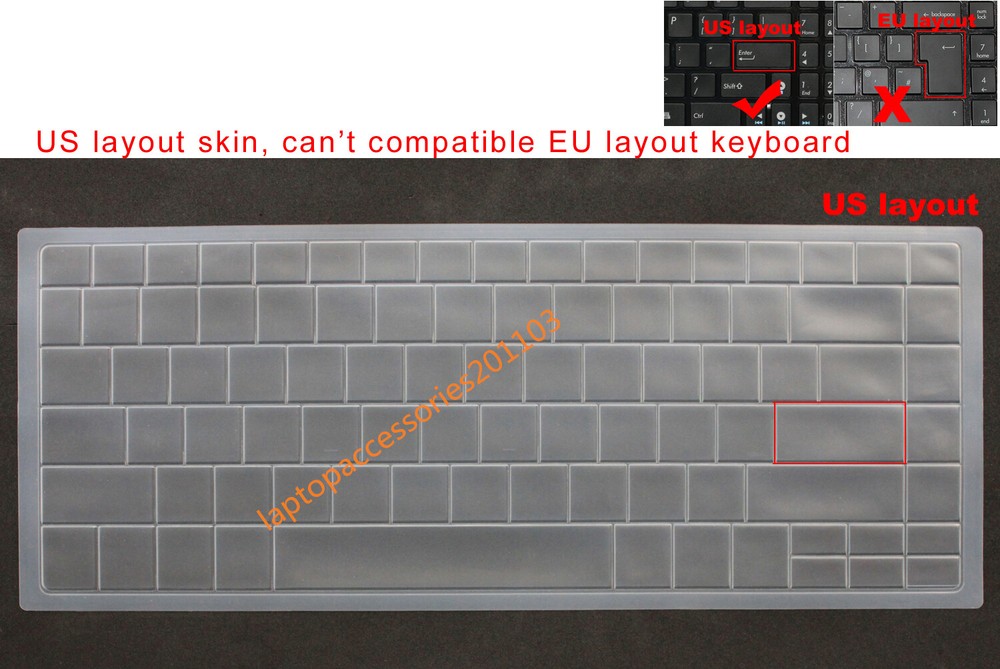 Durable Keyboard Protector Skin Cover for Acer Aspire E1 Series Laptops
