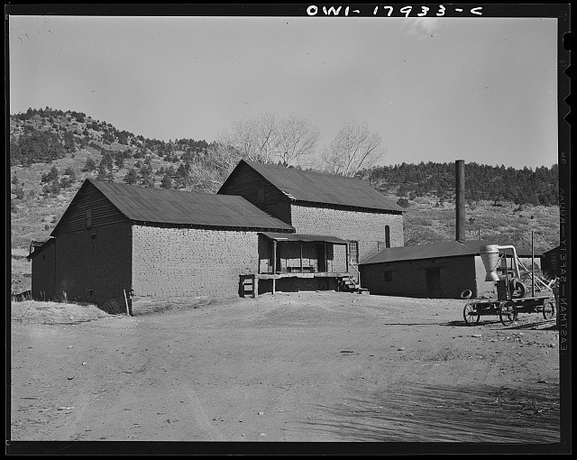 Photo:Mora New Mexico 1943 Flour Mill Driven by Water and Steam