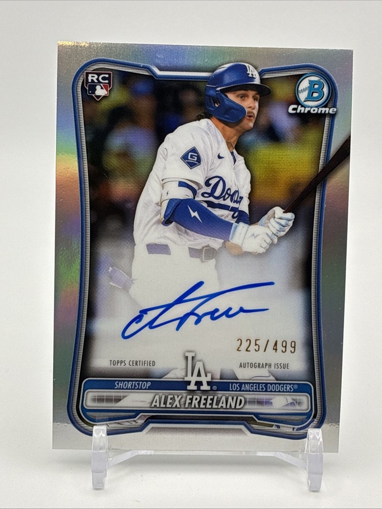 2026 Bowman Alex Freeland #CRA-AF RC Rookie Auto Refractor /499