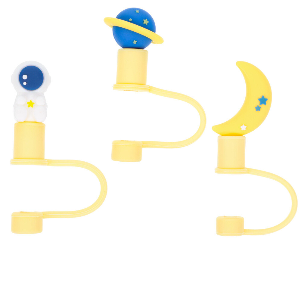 3 Pcs Reusable Bottle Doll Straw Stopper Tip Covers for Travel Mugs