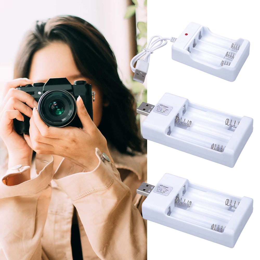 USB Rechargeable Double A Battery Charger Rechargeable LED Indicator Battery fun