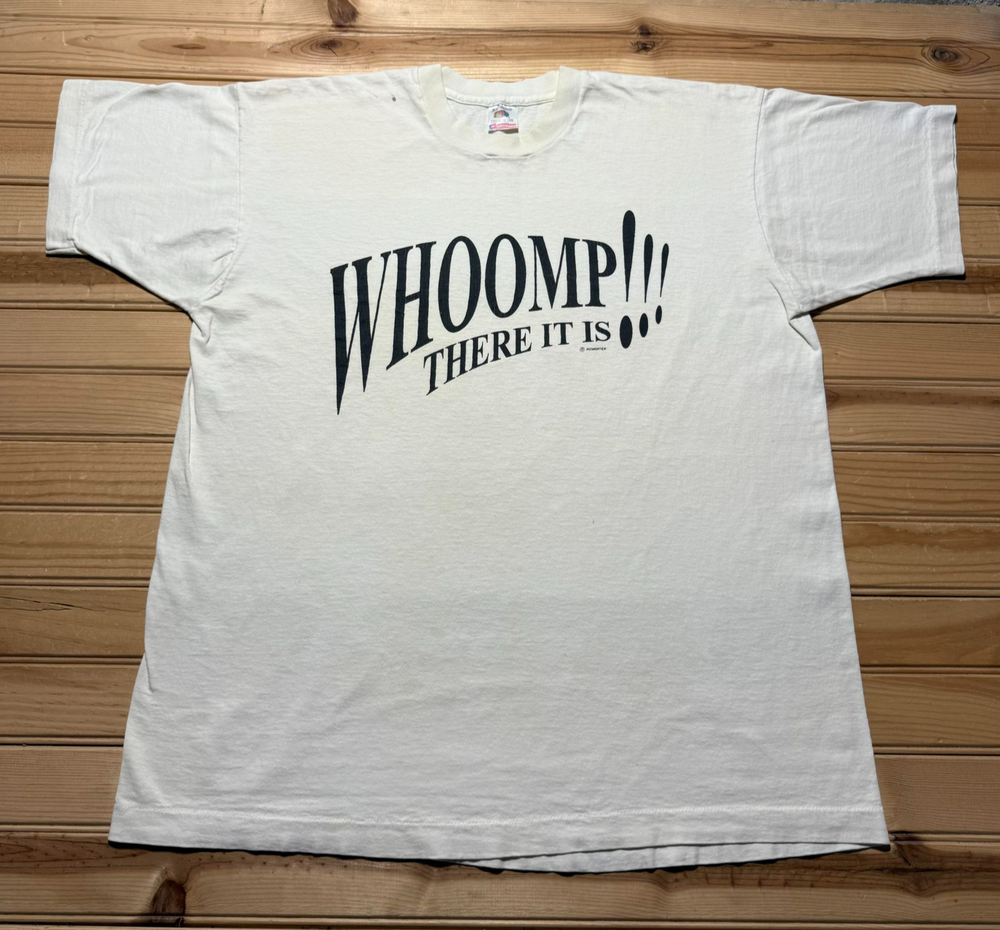 Vintage 90s Whoomp There It Is Tag Team Hip Hop Rap Souvenir Shirt USA - Size XL