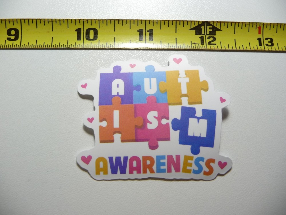 Autism Awareness Puzzle Piece Decal Sticker for Support