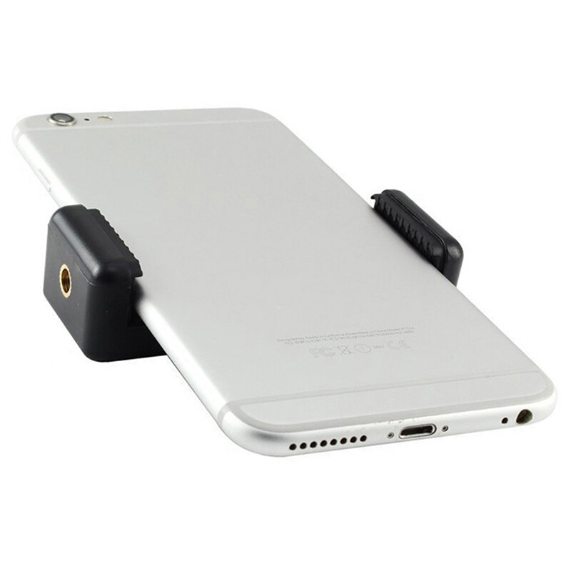 Universal Phone Clip Bracket Selfie Holder Mount Tripod Monopod Stand for iPt2