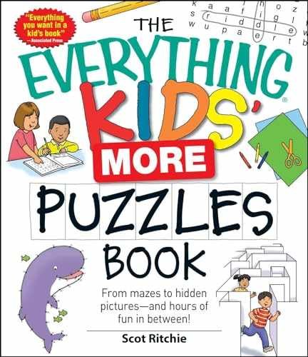The Everything Kids' More Puzzles Book: - Paperback, by Ritchie Scot - Very Good