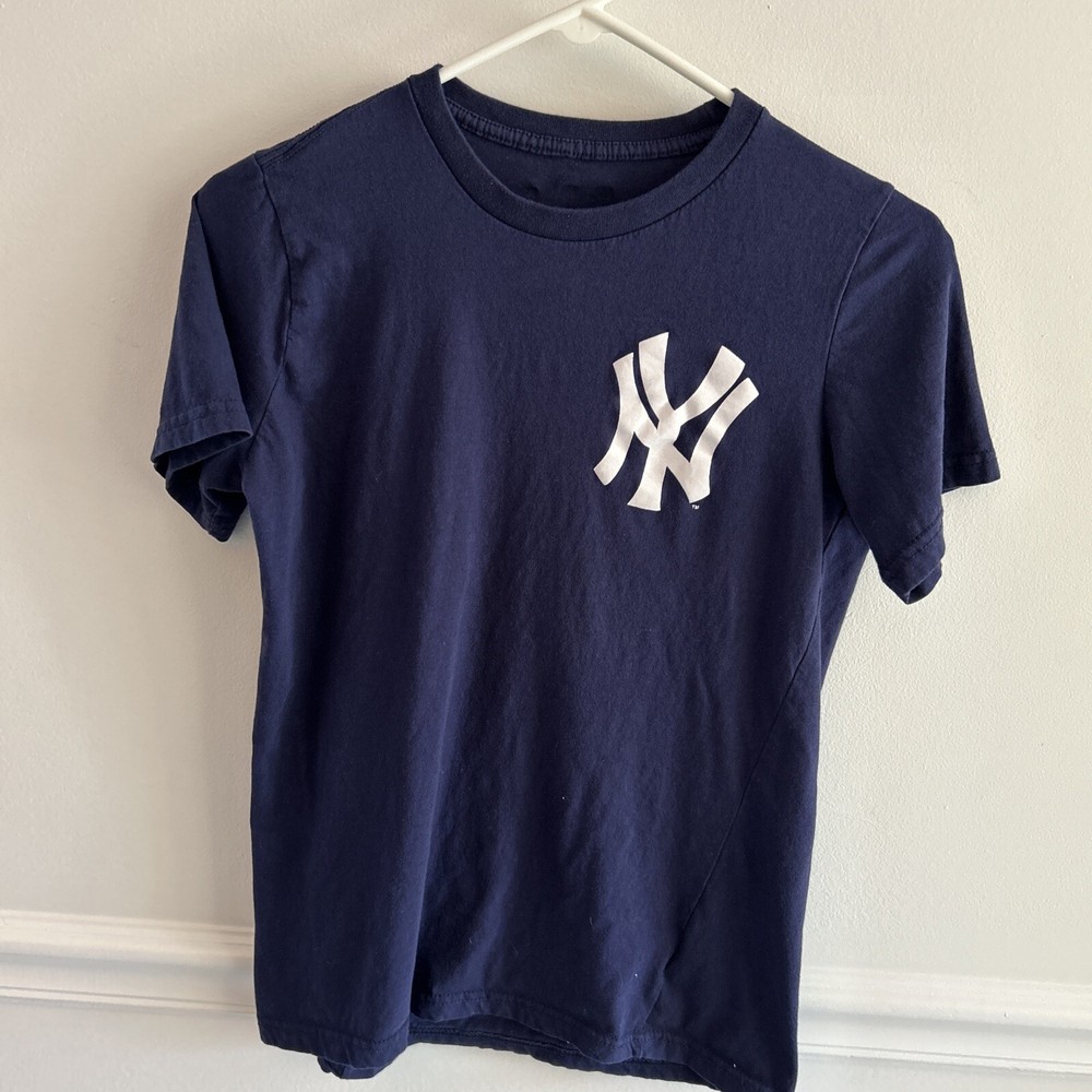 Mickey Mantle New York Yankees MLB genuine Gen2 YOUTH blue shirt Youth L 14/16