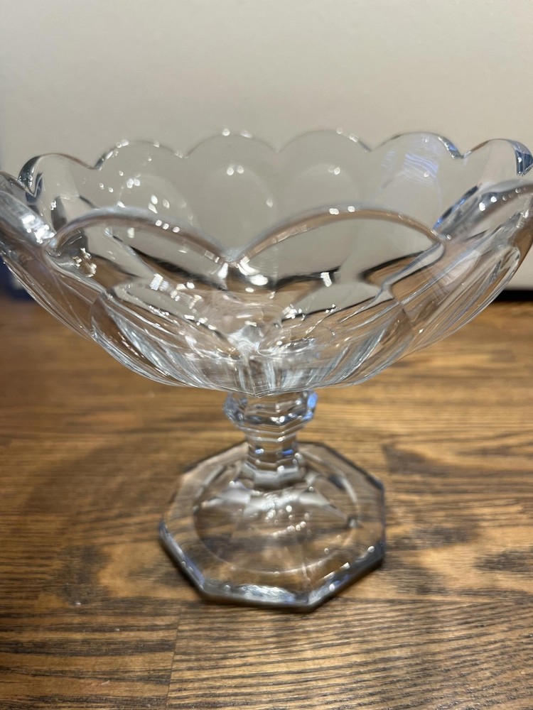 Heisey Colonial Footed Compote-the medium size