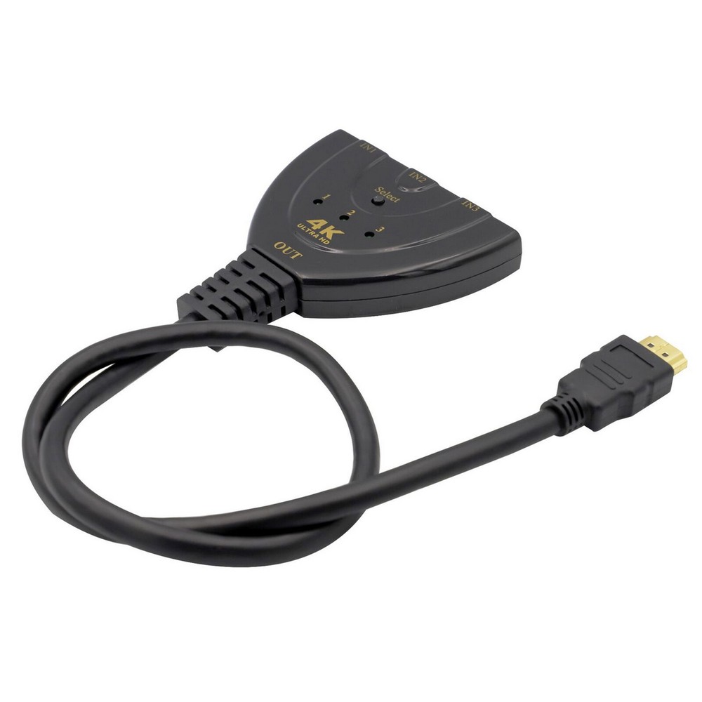 3 IN 1 HDMI Auto Switch 4K 1080P Converter for PS4 PRO Xbox TV