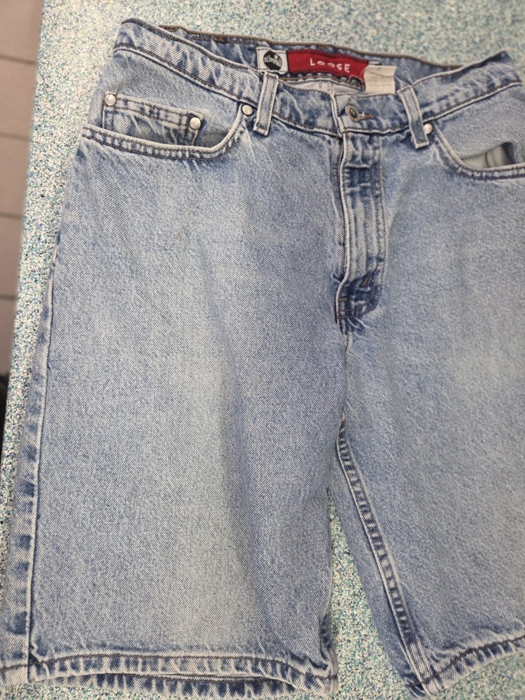 VINTAGE 90s Levi’s SilverTab Jorts Loose Fit Jean Denim Shorts Men Size 30