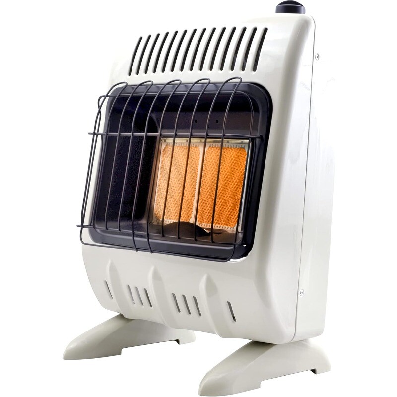 10,000 BTU Vent-Free Radiant Natural Gas Heater For Office Home Garage Patio
