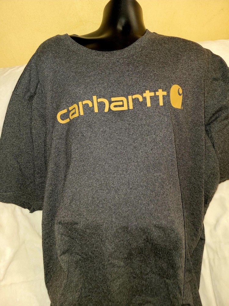 Carhartt Men's Gray Short Sleeve T-Shirt Size 4X