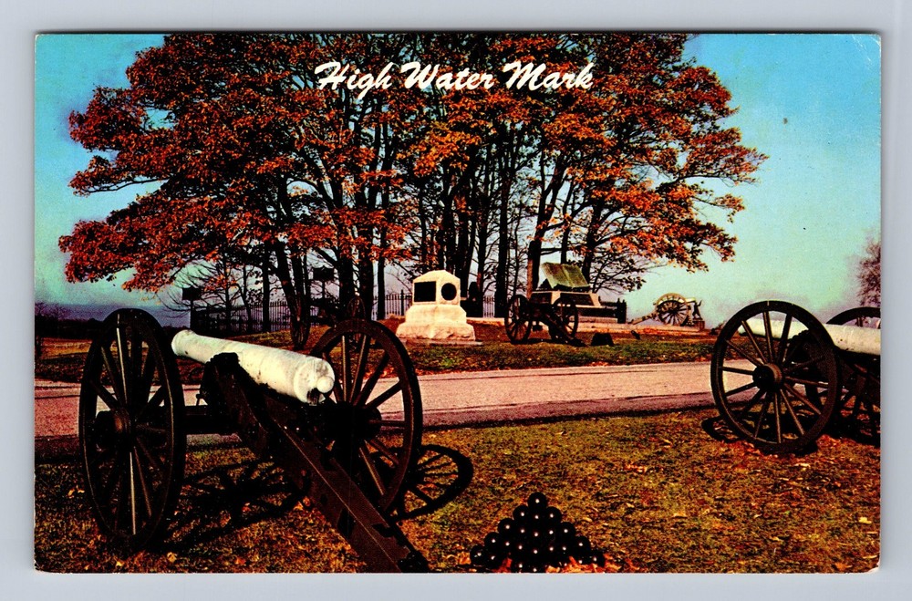 Gettysburg PA- Pennsylvania High Water Mark Of The Rebellion Vintage Postcard