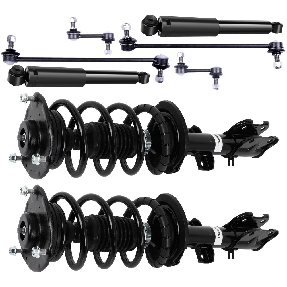 Front Struts Rear Shock Absorbers Sway Bars Kit For 2011 2012 2013 Kia Sorento