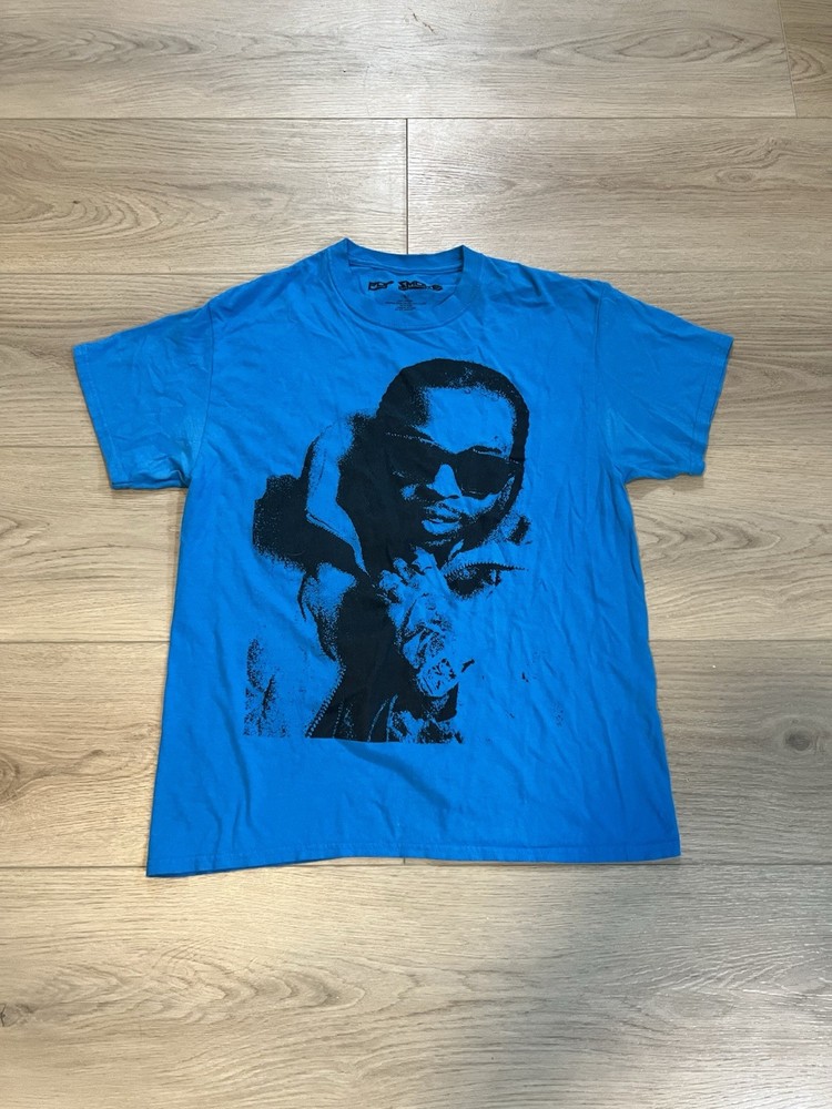 Pop Smoke King of New York Rap Tee Vintage Y2K Hip Hop Graphic T-Shirt Large